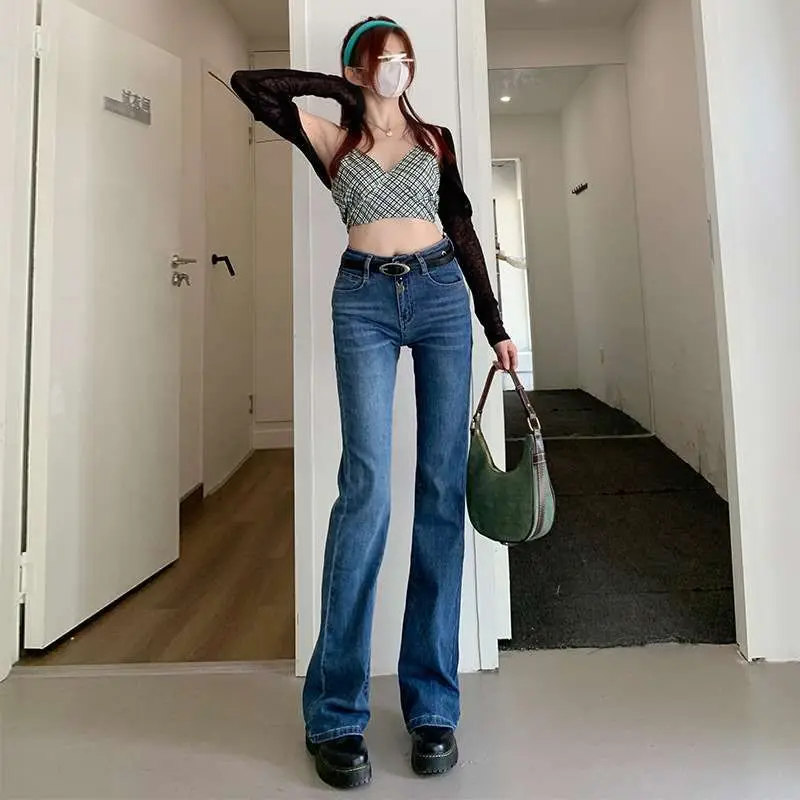 

MicroLa High Waist Slim Fit Stretchy Jeans for Women Cleanfit Sle mid Elastici Bla PU Fabric Chinese Manufacturer