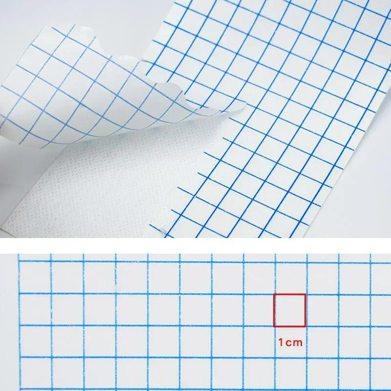 Mittelgroße Klebebandrolle, Selbstklebendes Band, Atmungsaktiver Vlies-Fixierverband, Pflasterartiger Verband – Detail 2