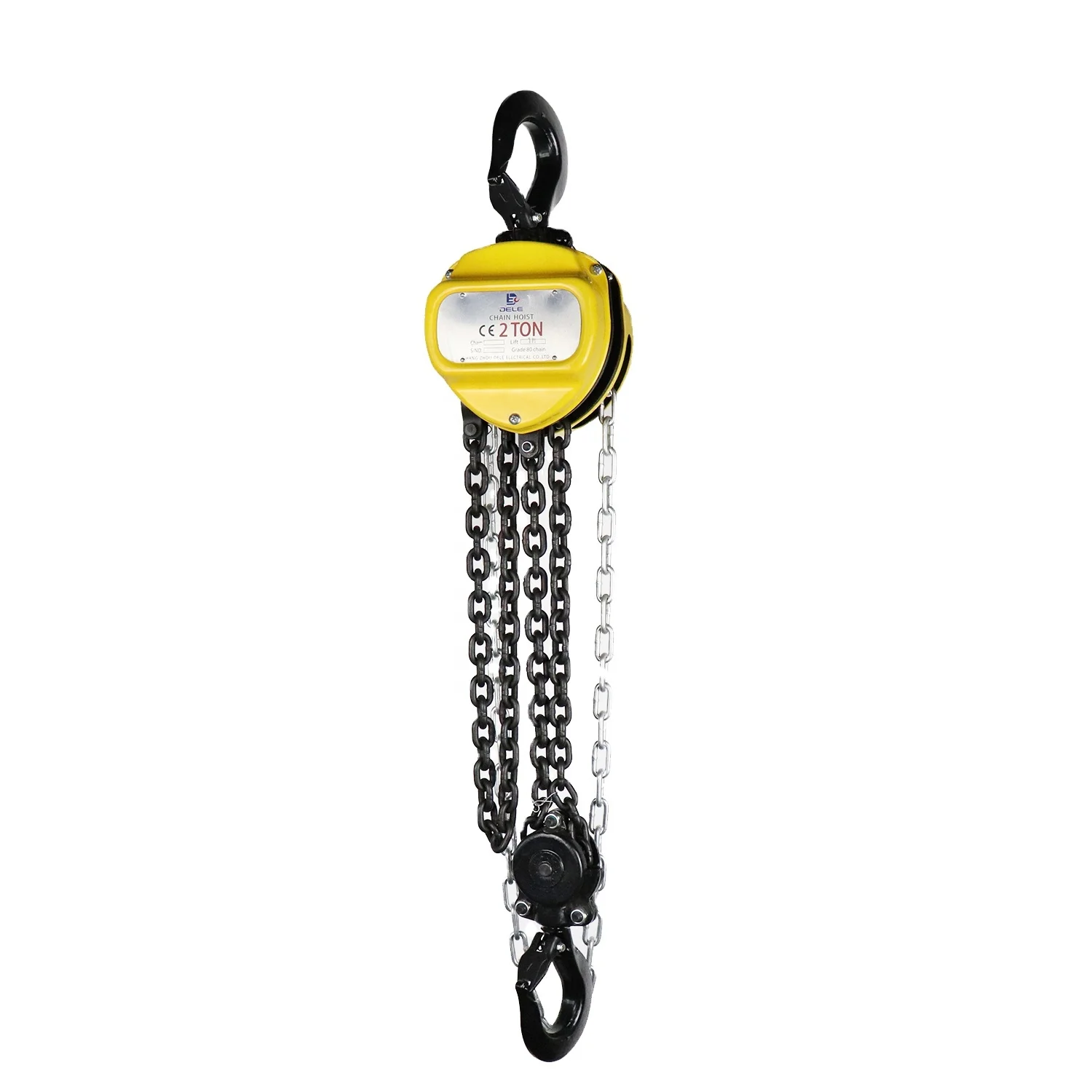 Chain Pulley Block 5T Heavy Duty Lifting Equipment Manual Chain Block Hand Hoist For Truss Lifting