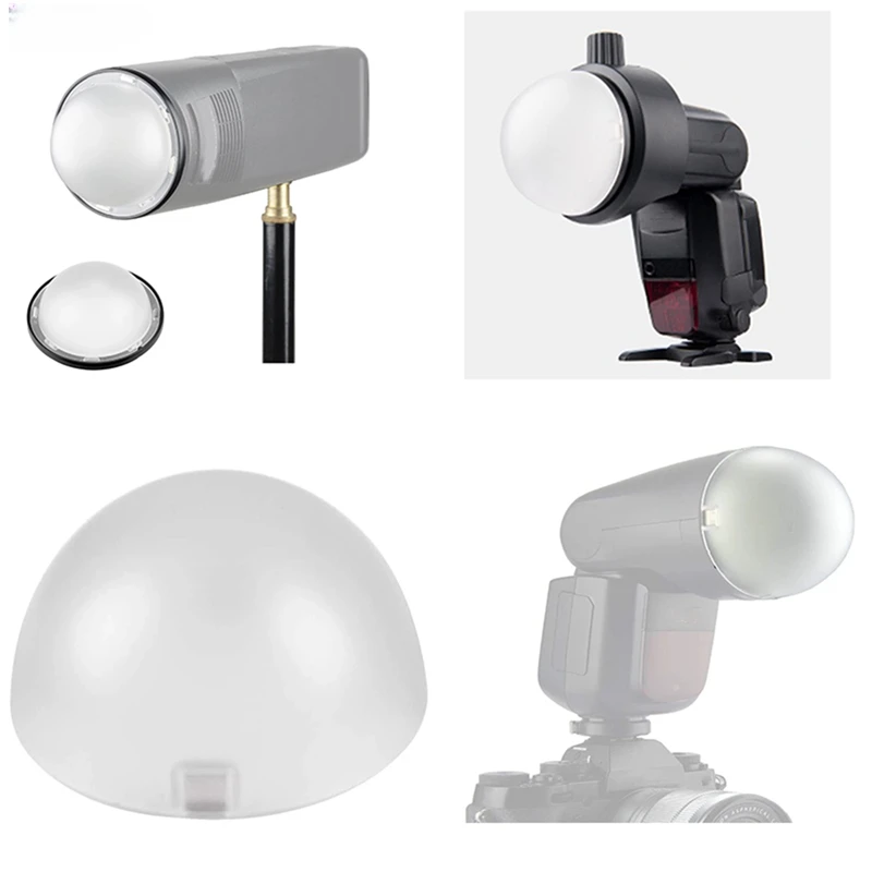 Dome Diffuser Onderdelen Voor Godox H200r AK-R11 Ronde Flitskop Godox V1 Flash Series V1-S V1-N V1-C Ad200 Pro Ad200