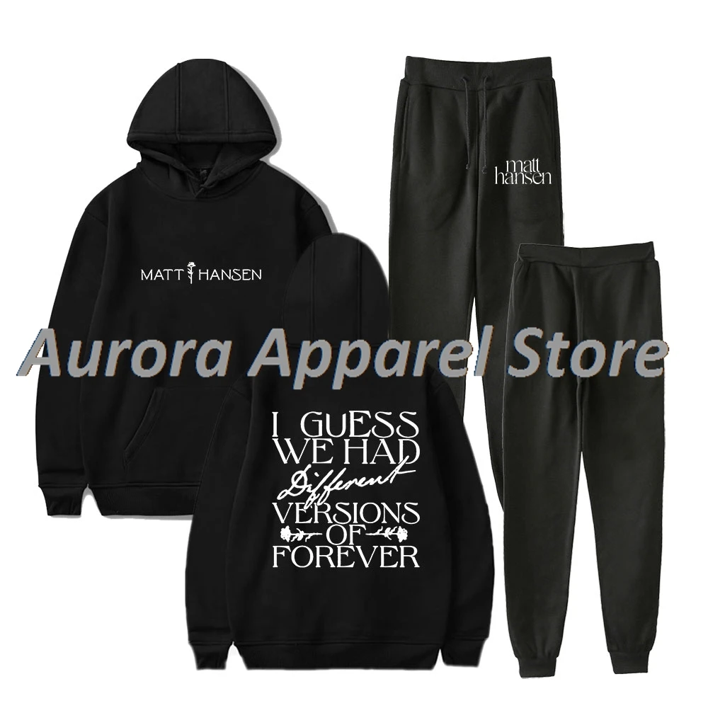 

Matt Hansen Versions of Forever Logo Hoodies Jogger Pants Cosplay Women Men Fashion Streetwear Sweatshirts