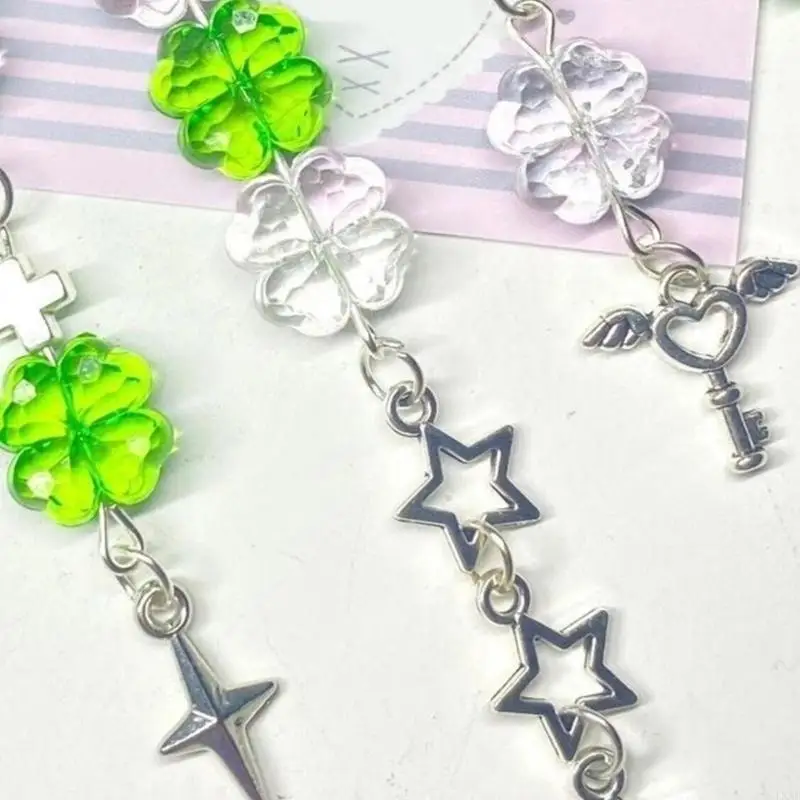  Elegant Beaded Phone Charm Keychain Bag Pendant Perfect Gift for Women and Girls