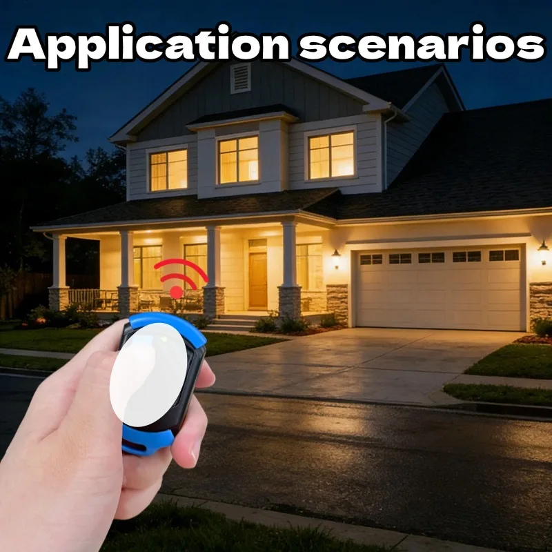 1Pc South American Garage Door 2-button Scroll Code Access Control Remote Control 433MHz