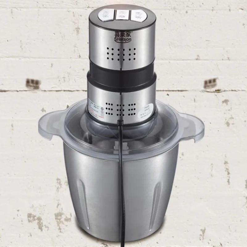 8L Electric Meat Grinder for Commercial and Use Stainless Steel Kitchen Meat Processing Machine for Grinding Beef