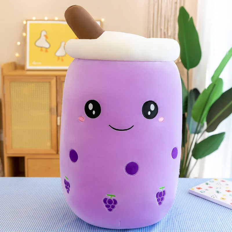 HXPLN Peluche Bubble Tea 50cm – Coussin Kawaii Boba Ultra Doux – Cadeau Réconfortant Pour Filles Et Garçons – Décoration Chambre Et Bureau