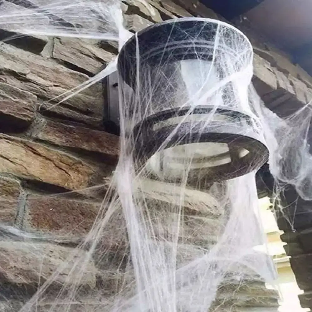 ファッションスパイダーハロウィンホラー小道具ホワイトホラーハウス装飾パーティー中庭秘密部屋の装飾屋外