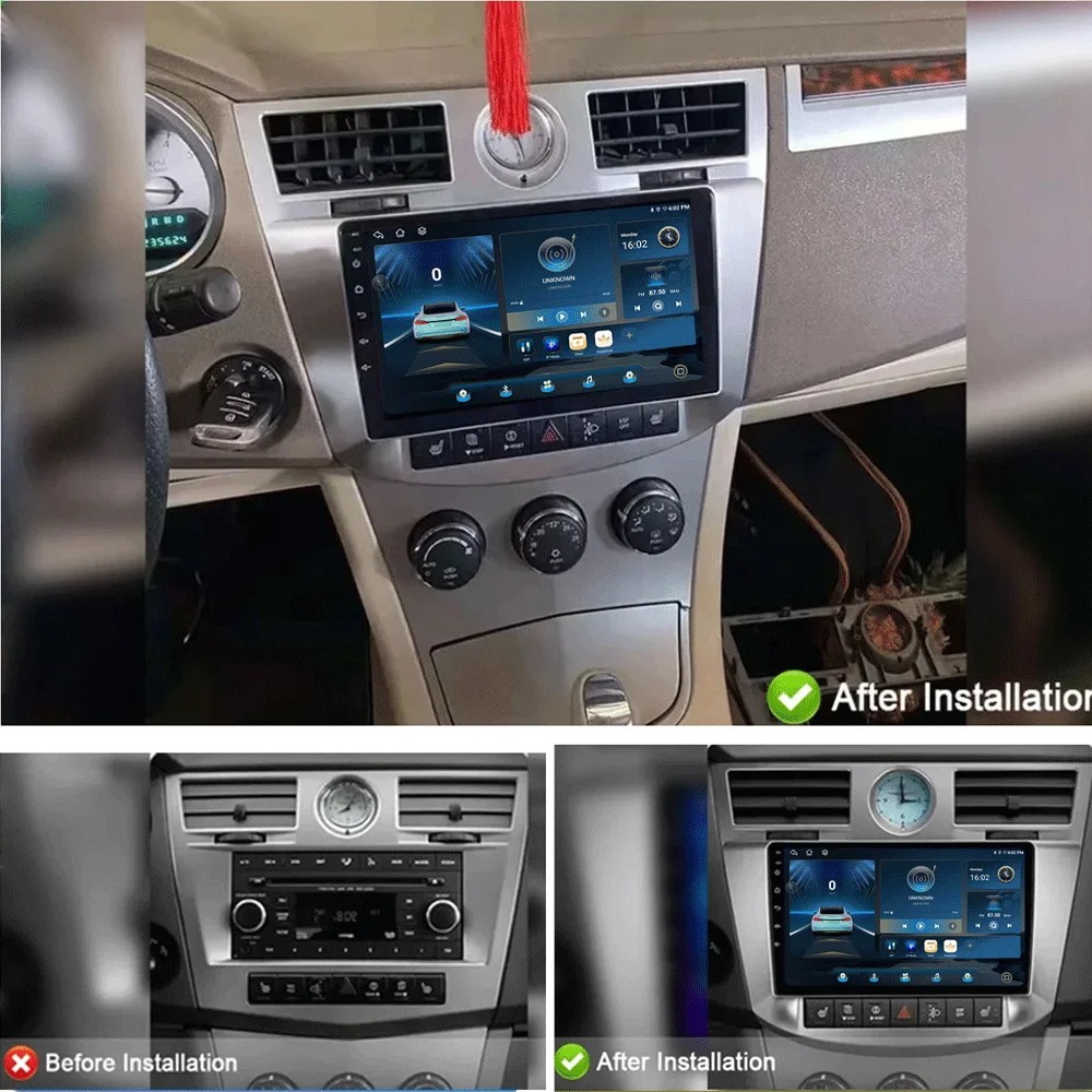 Android 16 For Chrysler Sebring Cirrus 2008 - 20101 Multimedia Navigation GPS Video Autoradio Player Car Stereo Carplay Monitor