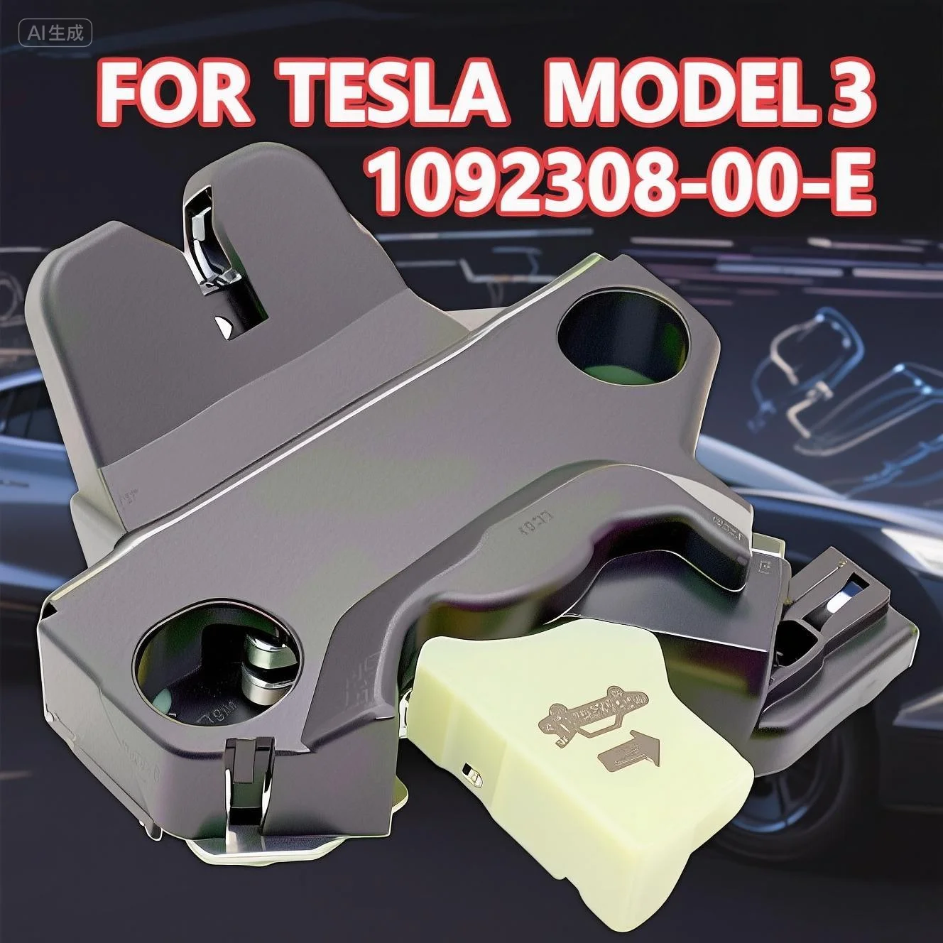 109230800E 1092308-00-E Rear Trunk Tailgate Hatch Door Boot Lock Actuator Latch Assembly For Tesla Model 3 2017-2022