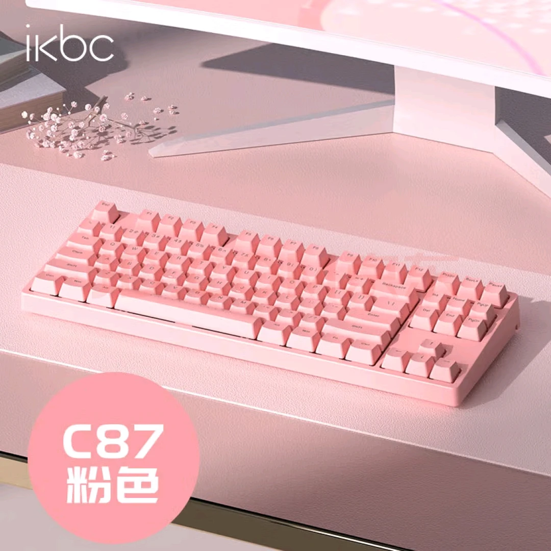 IKBC Wired C87 cherry mx Brown Red Black mechanical keyboard TKL 87 keys NKRO gaming keyboard