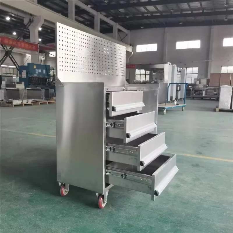 Workshop Modular Heavy Duty Stainless Steel Garage Workstation Customizable Workbench and Tool Cabinet Combination