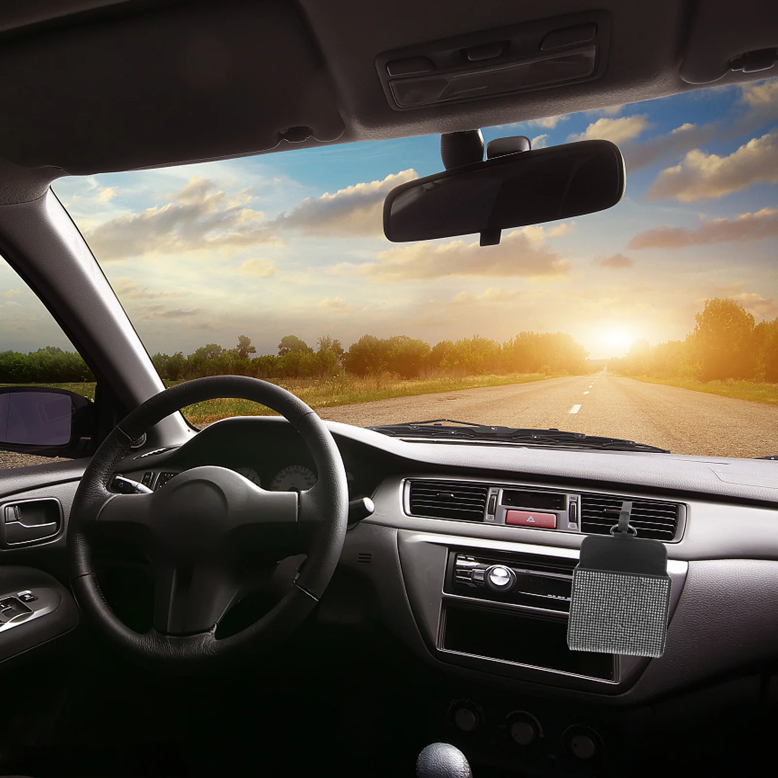 

Car Air Vent Storage Hanging Bag Rhinestone Durable Coin Organizer Phone Holder Large Capacity Car Pocket Mens Key Organizer