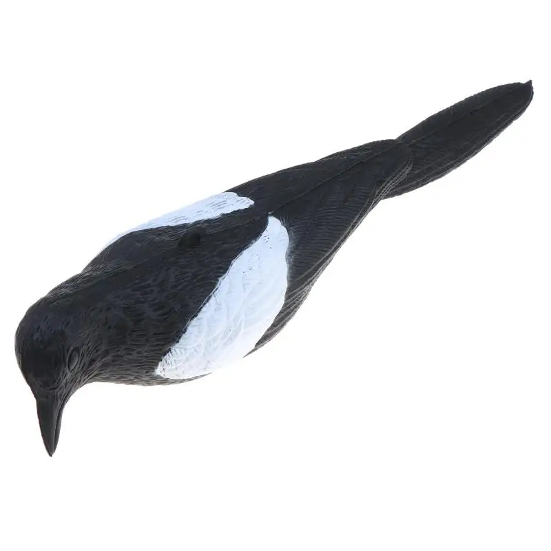Simulation Crow Black Raven Bird Repellent Natural Pest Control Pigeon Repellent Raven Prop Scary Decoration Party Supplies