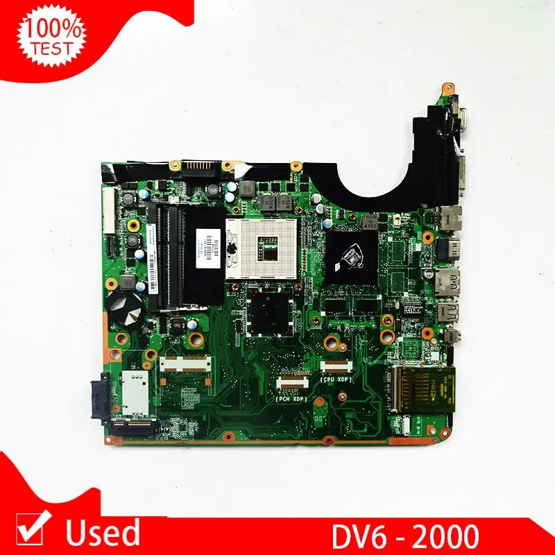 Used 600816-001 DA0UP6MB6F0 Laptop Motherboard For HP Pavilion DV6 DV6-2100 580976-001 Main Board PM55 DDR3 G105M