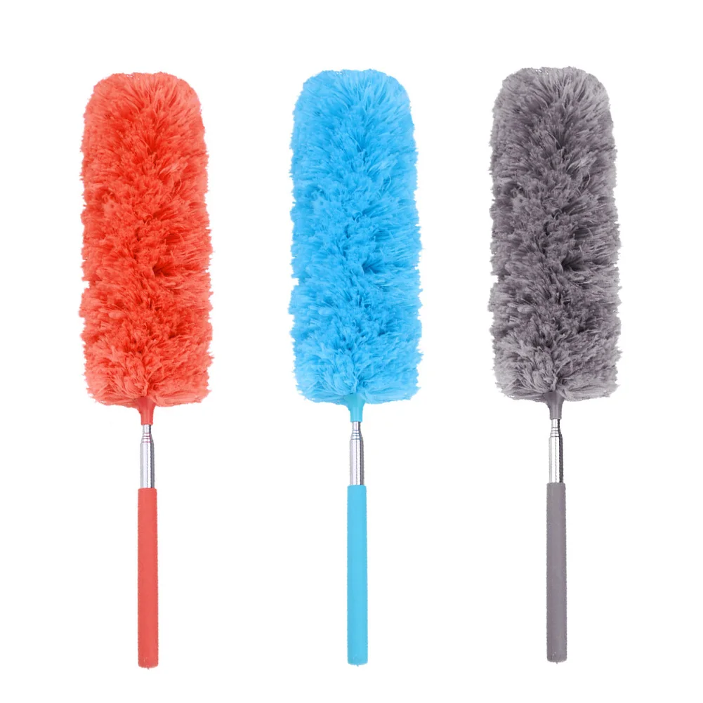 Adjustable Microfiber Dusting Brush Extend Stretch Feather Home Duster Air-condition Furniture Household Cleaning Brush