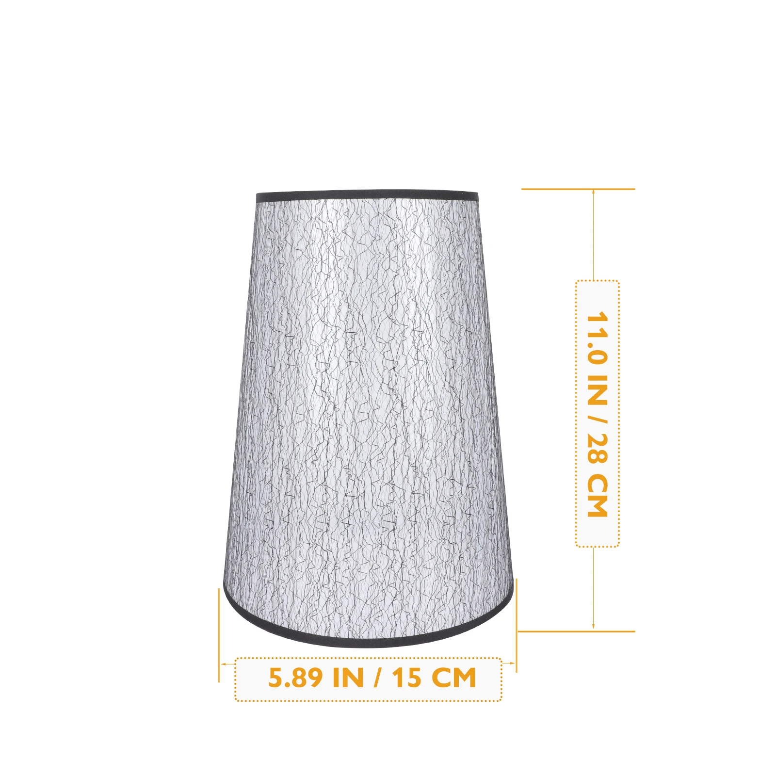 

Lampshade Cover Housing Dust Protection Vintage Iron Cloth Material Durable Desk Lamp Shade Home Hotel Bedroom Study Small