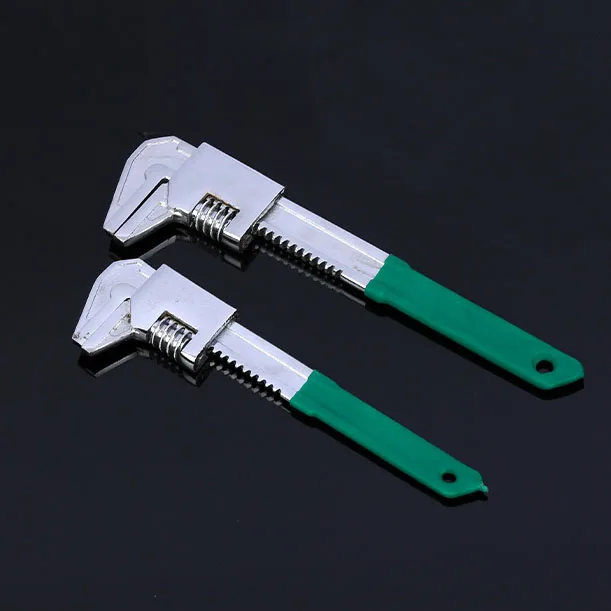 K50 Versatile F-Type Adjustable Wrench right-angle wrench Universal Key Ratchet Torque Pipe Spanner Plumbing Repair Hand Tools