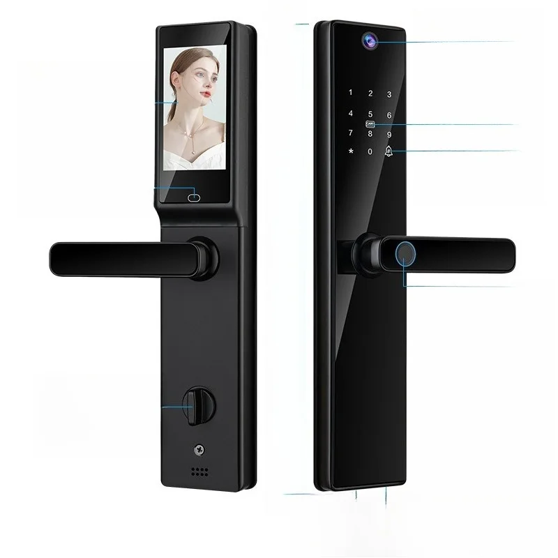

Fingerprint smart door lock, cat eye video intercom