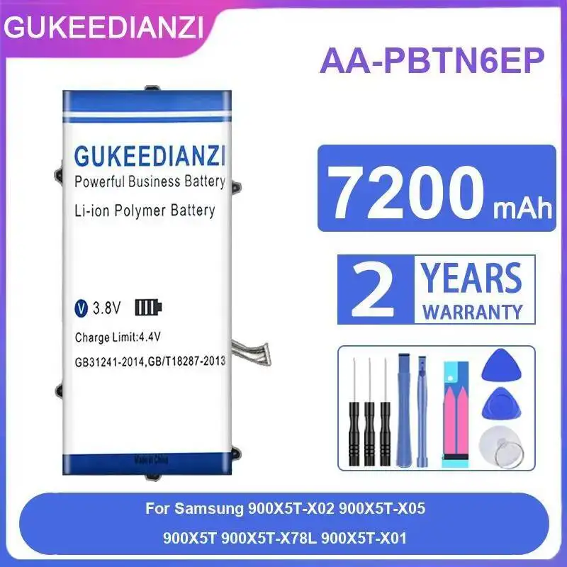 

Аккумулятор для ноутбука AA-PBTN6EP 7200 мАч для Samsung 900X5T-X02 900X5T-X05 900X5T 900X5T-X78L 900X5T-X01