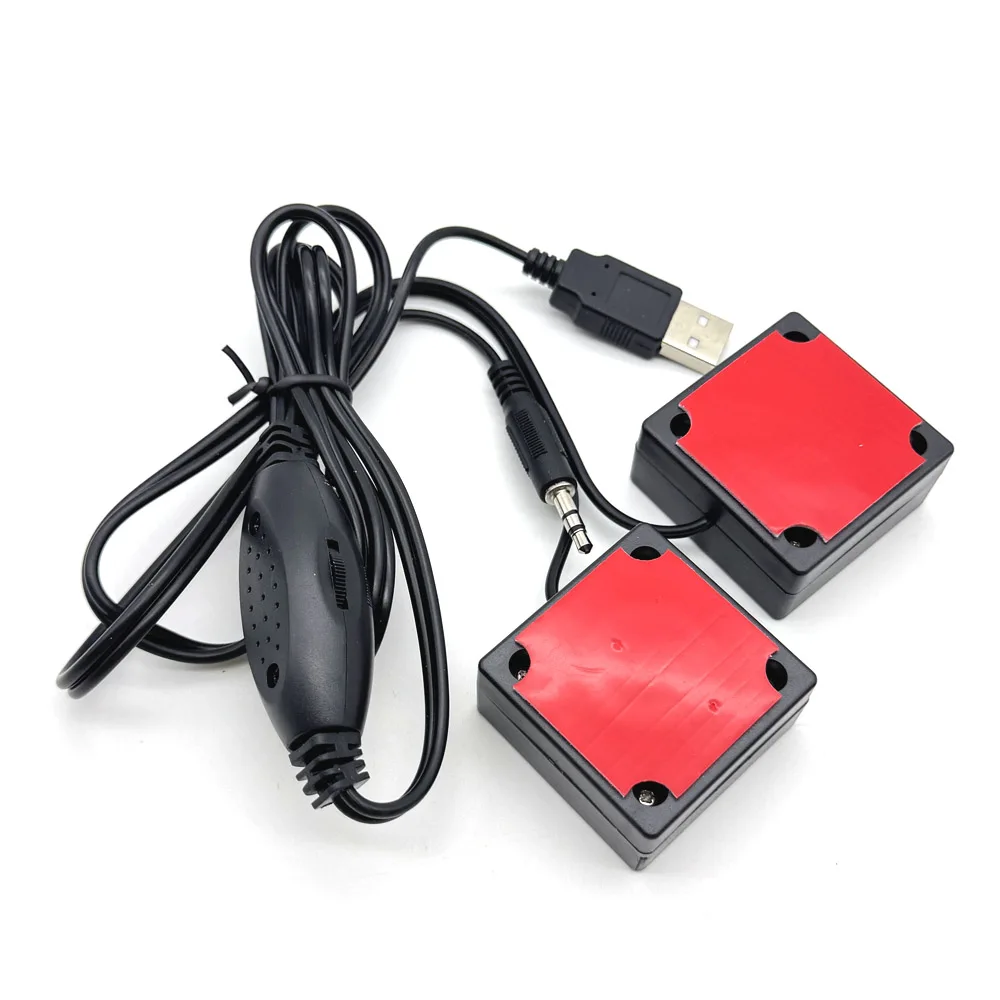 

104522 Paste Monitor External Sound 100×45×X22mm Desk Computer Sound Surround Mini USB Speaker Set DIY Desktop Speakers Set