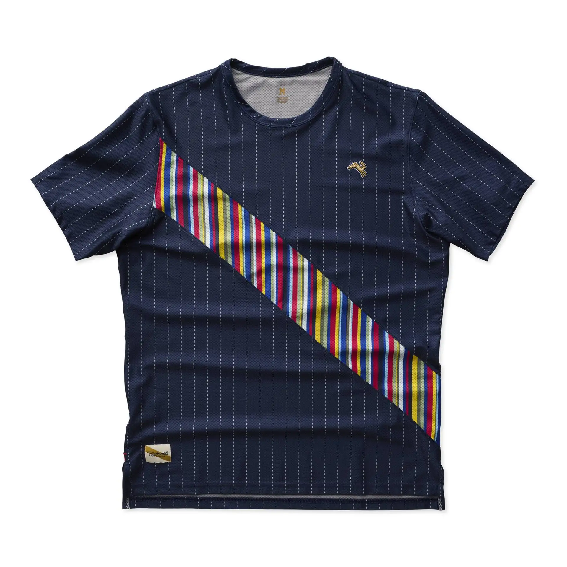 Tracksmith Running Men's Rabbit Marathon Land Running Retro Casual Quick-Dry Running T-Shirt