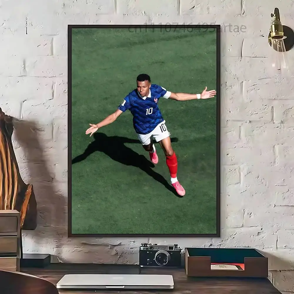 2026K-KylianM-MbappéFrance football Le gamin de BondyArtists Canvas Painting for LivingRoomHome Decor Poster Fans Gifts-unframed