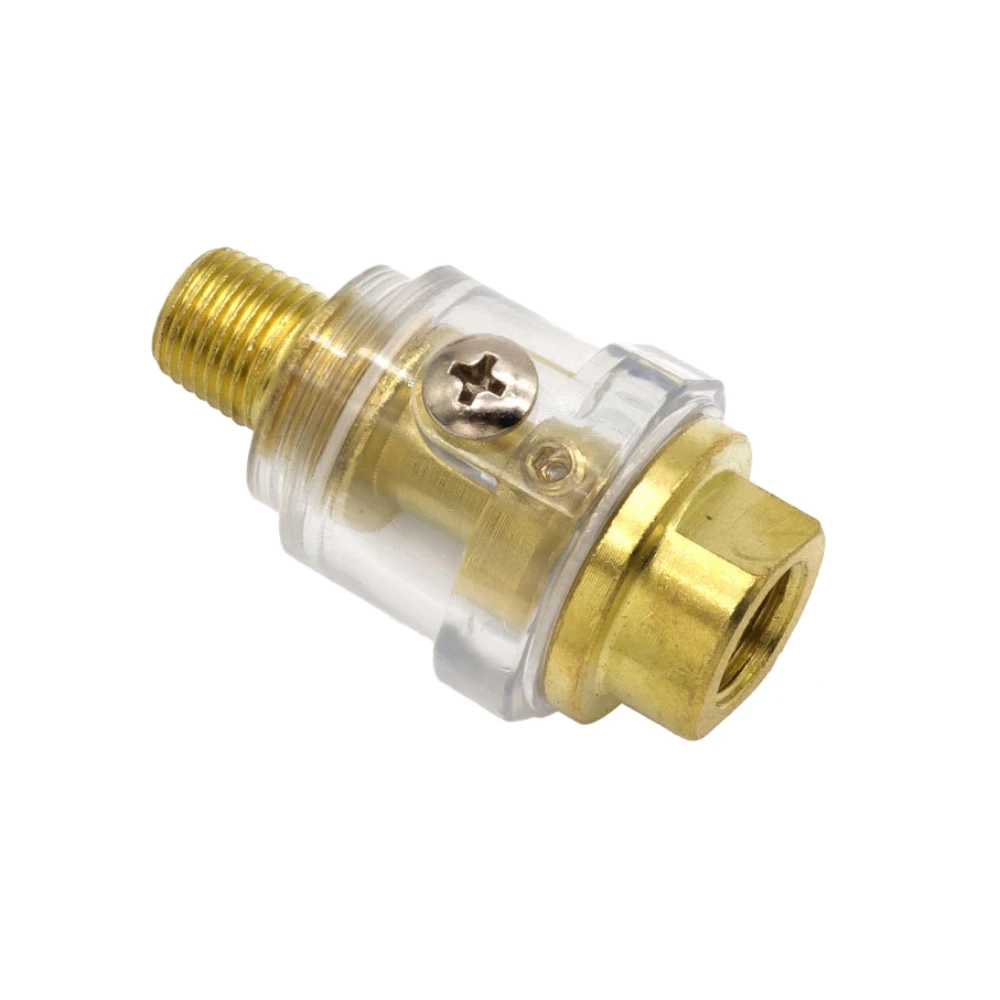 Mini Oiler Injector Iron Plated Copper 1/4 Thread Screw Cap Type Brass Grease Lubricating Oiler Mechanical Nozzle