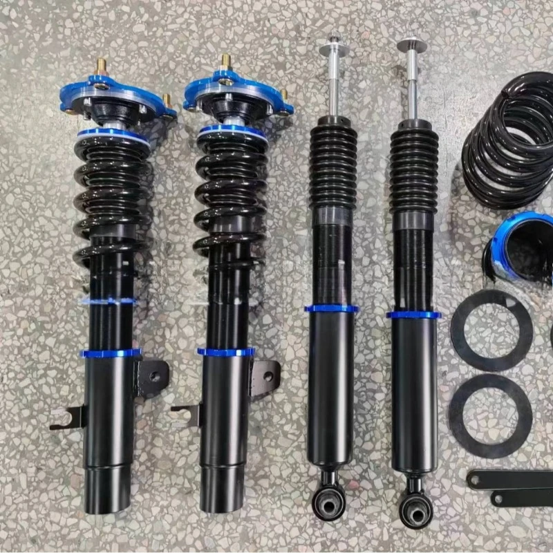 

Car modified angled tooth shock absorber reduces body lift control