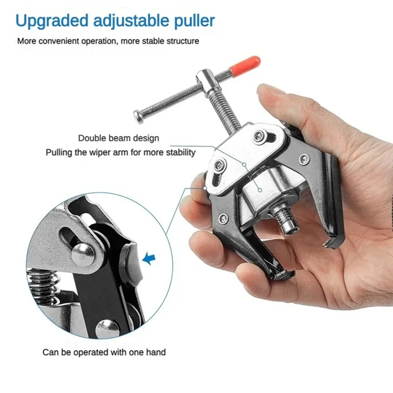 AB56-Windshield Wiper Arm Remover Battery Terminal Alternator Bearing Puller Car Wiper Arm Disassembly Repair Tools
