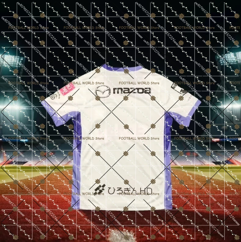 

25-26 New Japanese Professional League Hiroshima Three Arrows 25 Away Jerseys Men's Away Short Sleeves Sports Fans Football