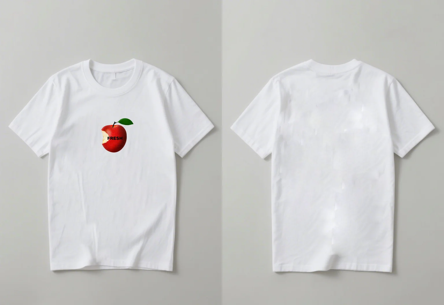 أحدث صيحات الموضة لعام 2025 تي شيرت بأكمام قصيرة مطبوع عليه أبل وأحرف مناسب لكل من الرجال والنساء