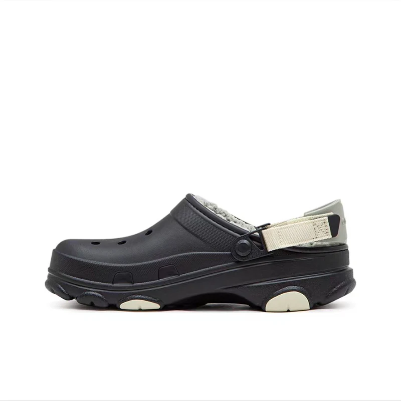 Crocs Classic All Terrain Clog Unisex Black Clogs  Comfortable Simple Non-Slip Durable Fit, Cushioned Everyday 207936-001