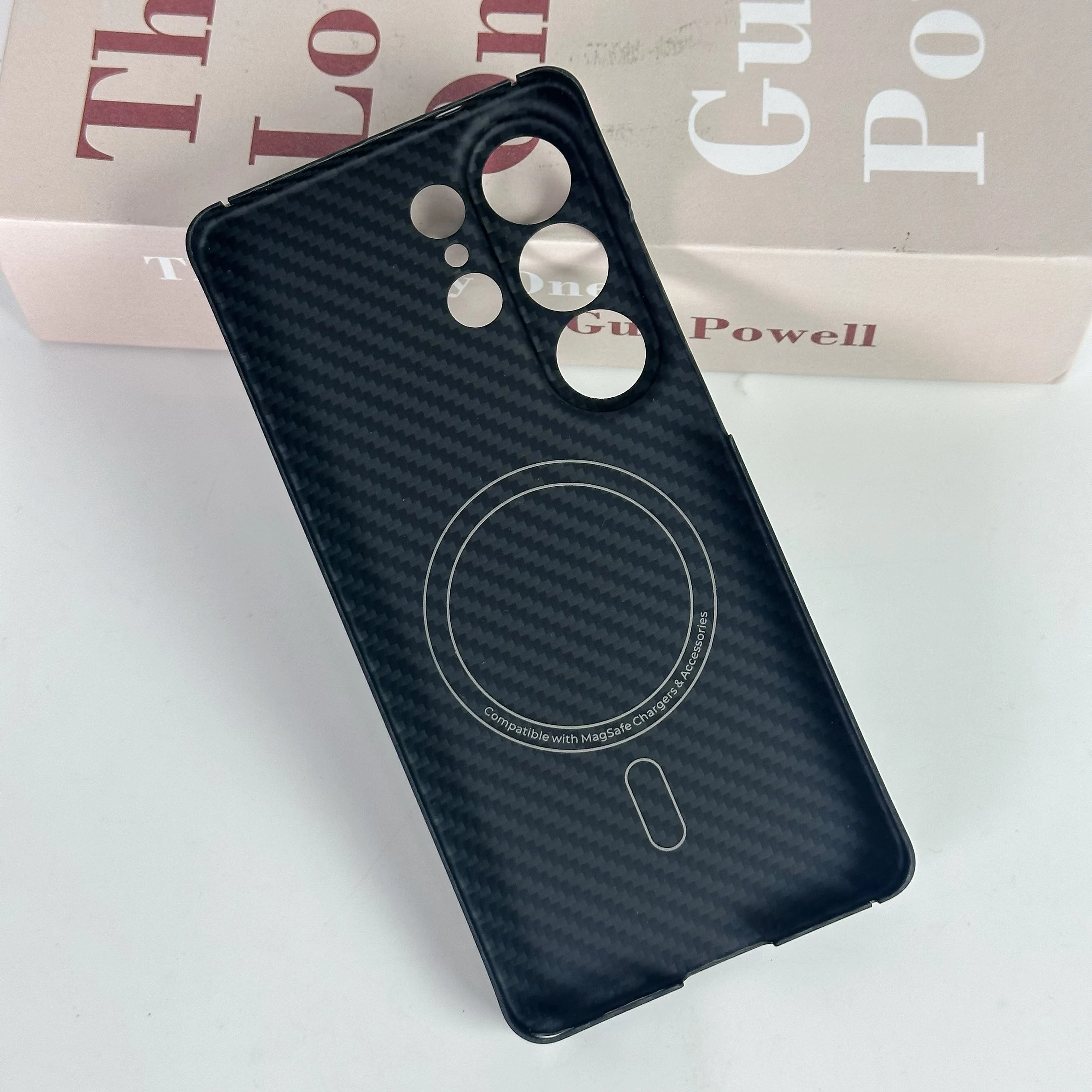 Compatible with Samsung Galaxy S26 Ultra Case Extremely Thin Aramid Fiber Cover Unbelieve Thin Premium Magnetic Charging BLACK - view 6
