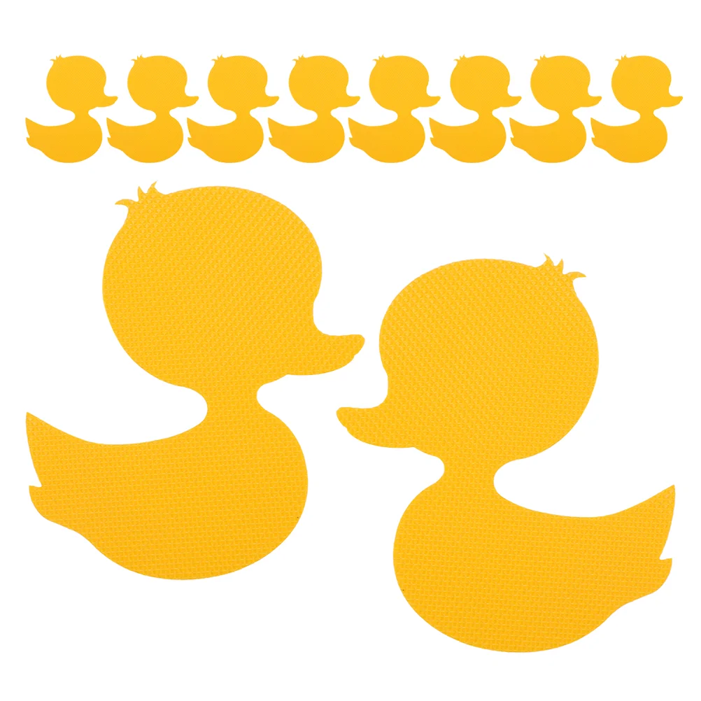 

20 Pcs Duck Anti-slip Stickers Bath Non Adhesive Ducks for Shower Floor Tub Decals Baby Bathtub Tomorrow