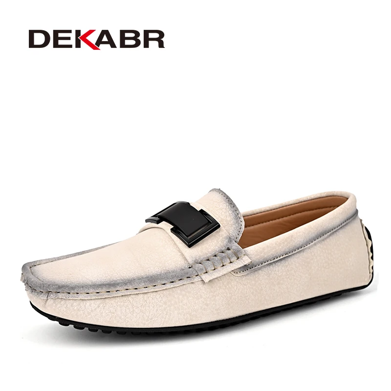 

DEKABR Fashion Lightweight Men Casual Shoes Lazy Shoes Male Breathable Slip-On Mens Driving Shoes Comfortable Loafers Moccasins