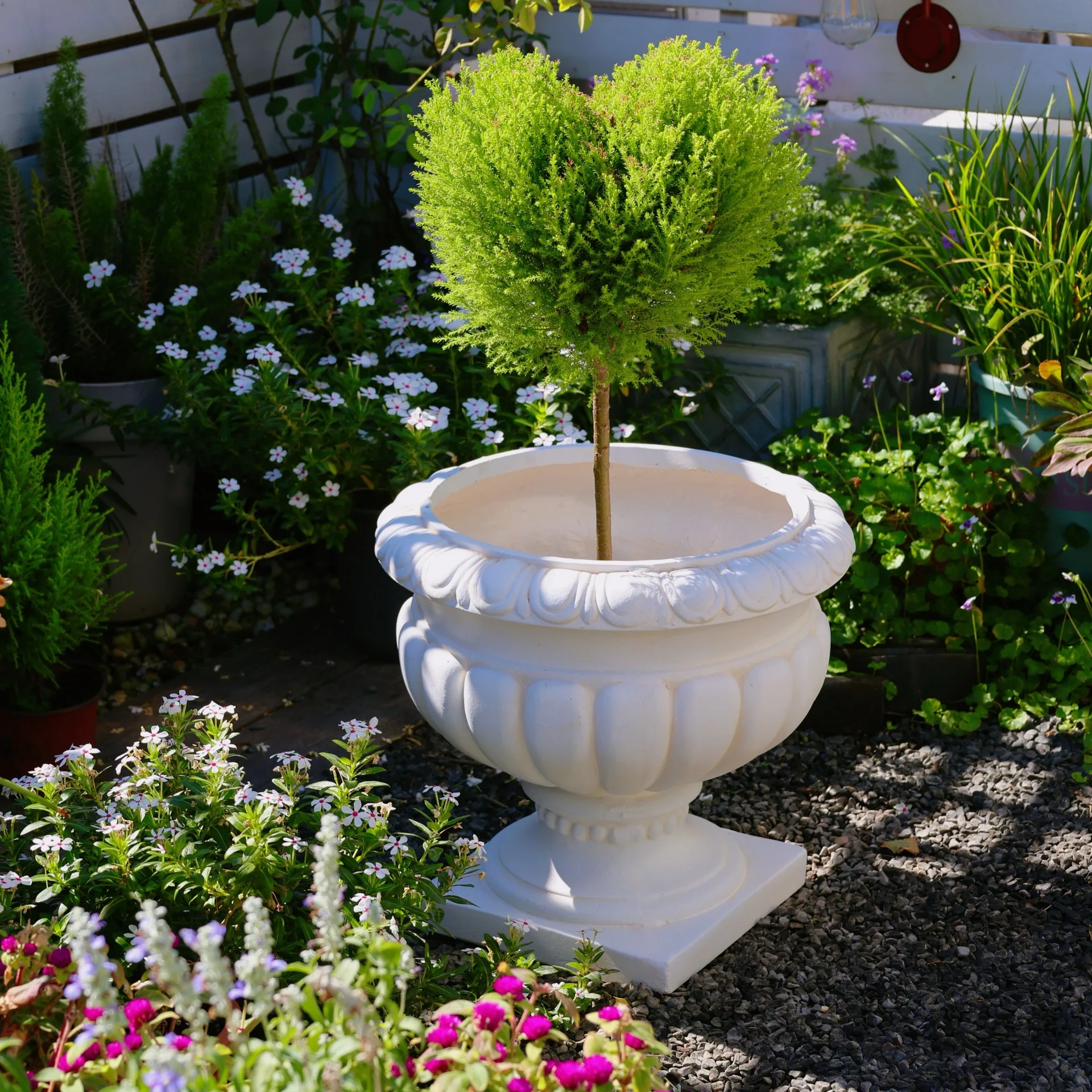 

European Roman column Roman pumpkin flower pot Garden decoration ornament Crafts