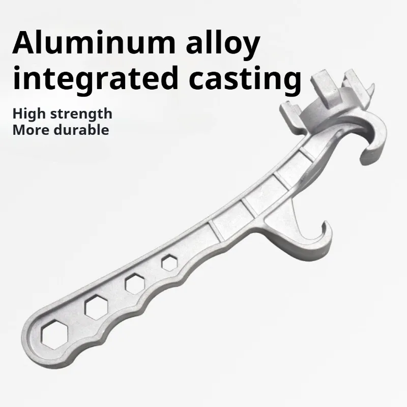 Aluminum Alloy Barrel Lid Opener Metal Drum Covers Handheld Opening Wrench Convenient Multi-Function Heavy Duty Can Opener Tool