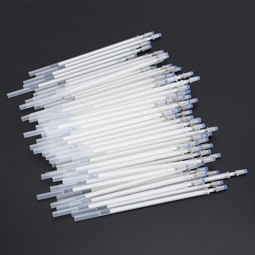 100 قطعة الأبيض ارتفاع درجة الحرارة تختفي القلم الملء الحرارة قابل للمسح ماركر القلم الملء dresبها بنفسك أداة الخياطة