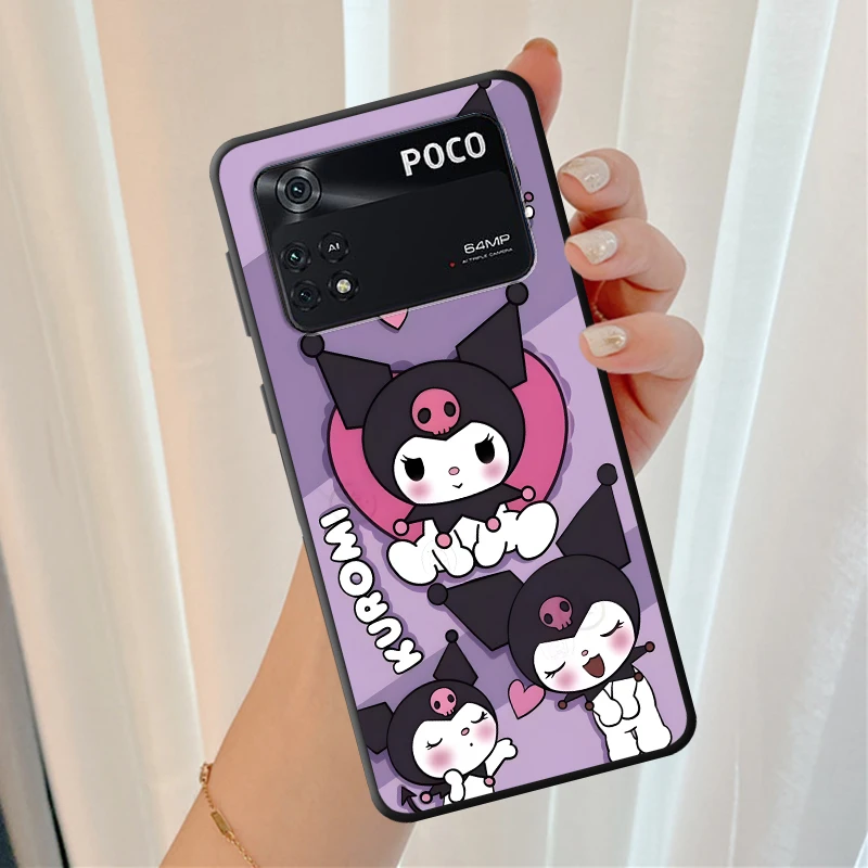 الكرتون لطيف Pochacco قضية الهاتف ل Xiaomi Poco C40 C50 X7 C71 C75 M5s M7 C51 C61 M3 M4 Pro F3 F7 X5 X3 NFC X4 Pro لينة قذيفة