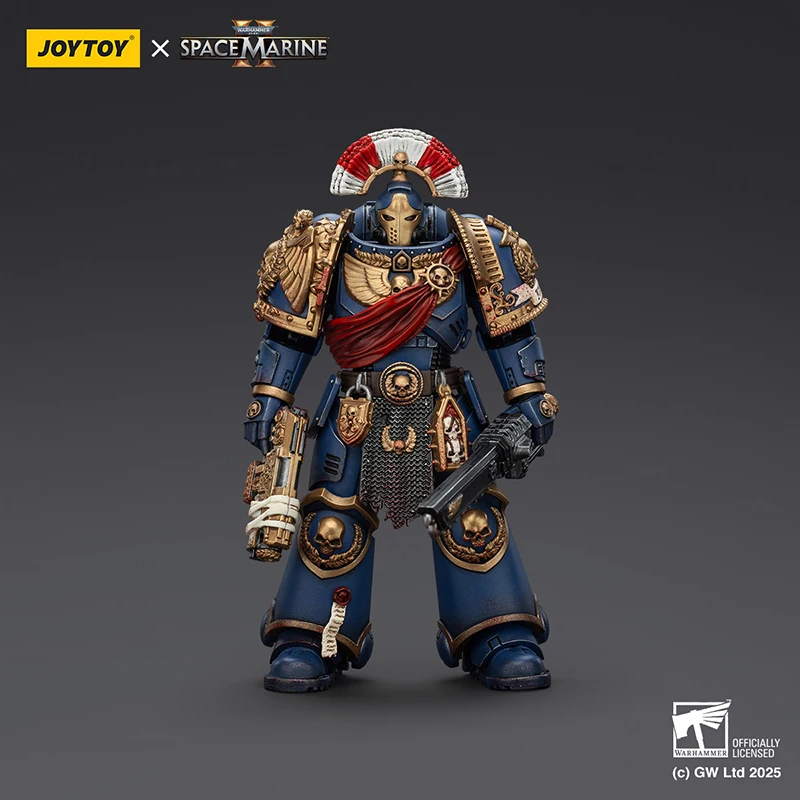 

JOYTOY Warhammer 40K Ultramarines Relic Secundus Armour With Artificer Bolt Rifle, Chainsword And Bolt Pistol Action Figure Doll