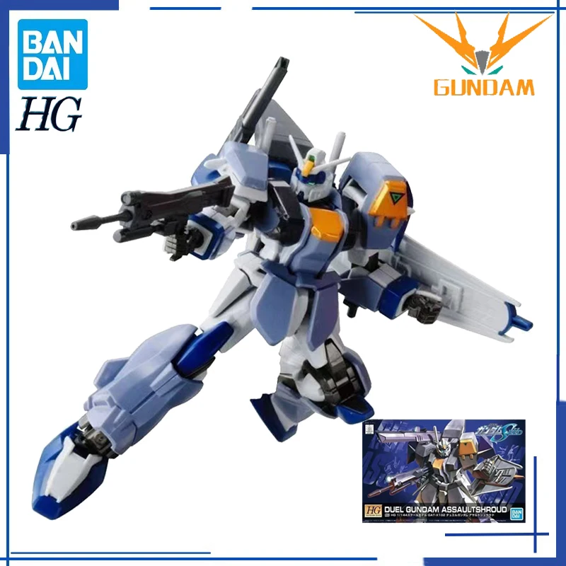 在庫あり-バンダイオリジナル-ガンダム-1-144-ガンプラ-メカ-hg-デュエルガンダム-seed-hd-リセット版-アクションフィギュア-pvc-アニメモデル-スタチュー-ギフト