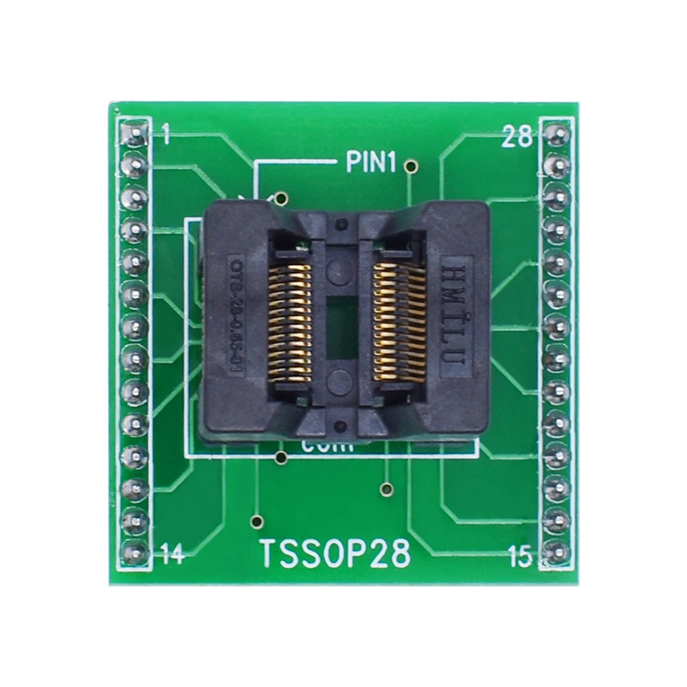 TSSOP28 to DIP28 Adapter socket / TSSOP24 TSSOP20 TSSOP8 Adapter IC Test Socket Programmer adapter 0.65mm Pitch