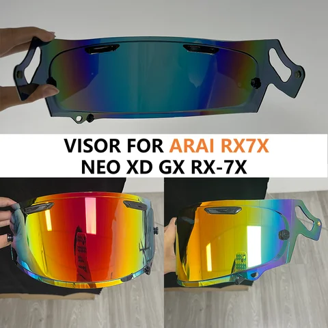 Motorcycle Helmet Visors Lens For ARAI RX-7X RX-7V RX7X CORSAIR-X RX7V NEO XD VAS-V VECTOR-X DEFIANT-X QUANTUM-X SIGNET-X QV-PRO