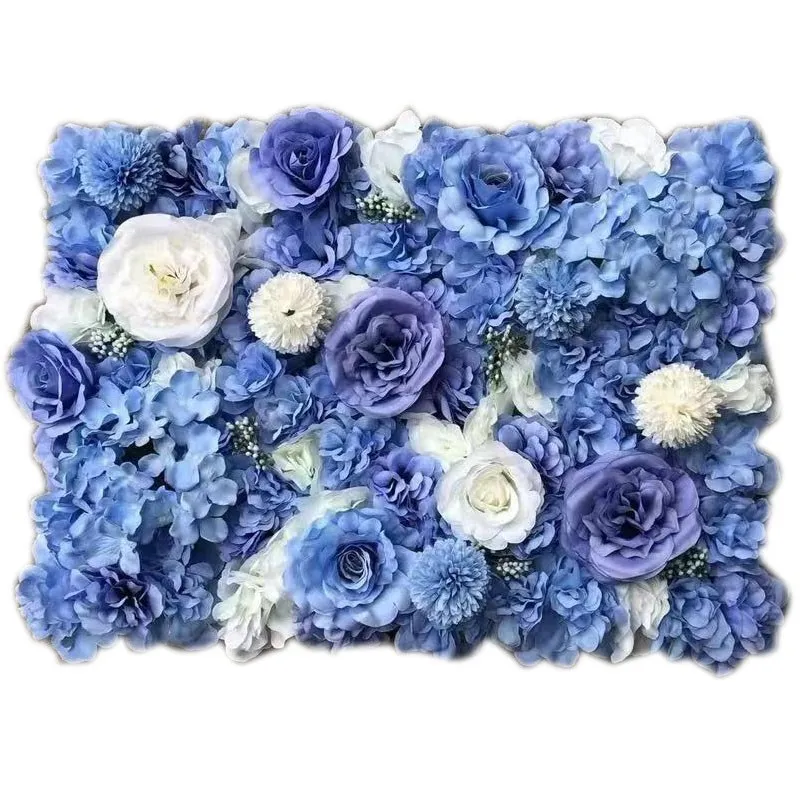 Pink Silk Rose Flower Wall Artificial Flower For Wedding Decoration BabyShow Party Birthday Gift Home Backdrop Decor
