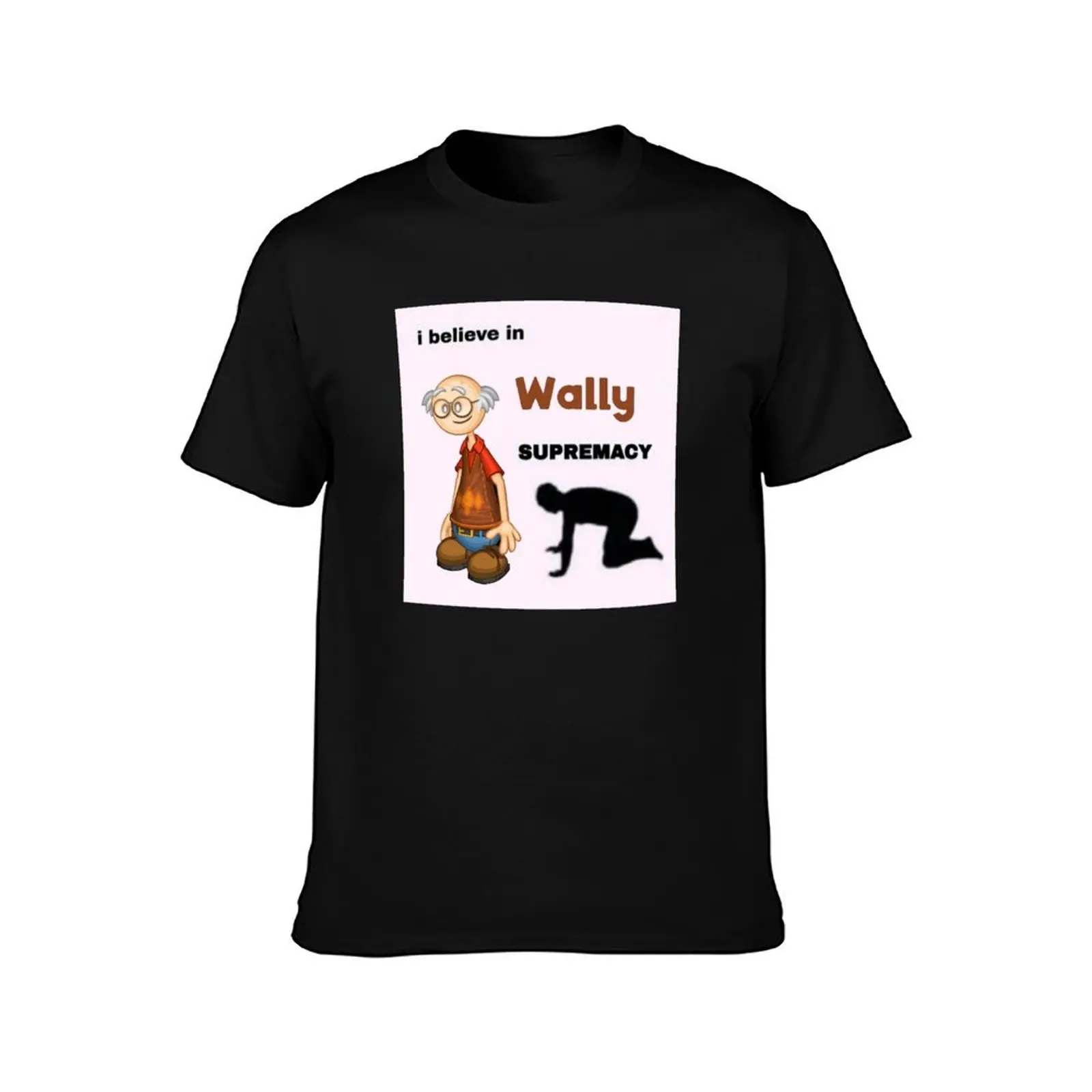 Wally Supremacy T-Shirt Sports Casual Short Sleeve Cotton Tee T-Shirt