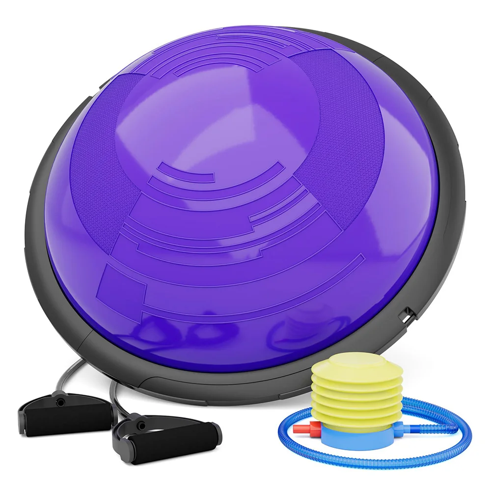 

Ultra-Bouncy Balanced Balance Ball For School Gym Class For Half-Ball Exercises 1