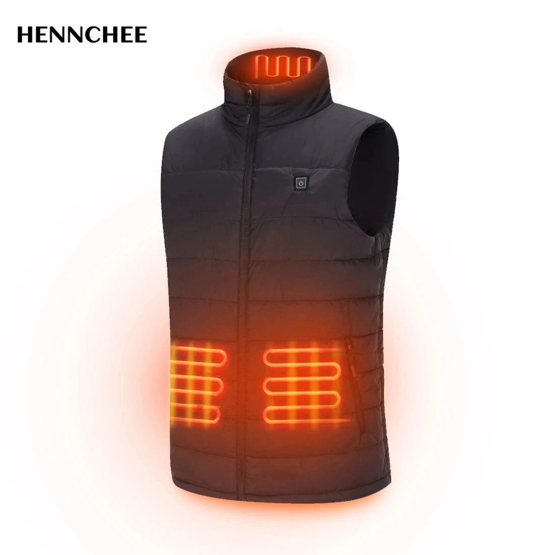 Men Heated Vest Outdoor Warm Heating Jacket Winter Warm Fleece Sweater Vest for Men Lightweight Sleeveless Vest Male Clothing