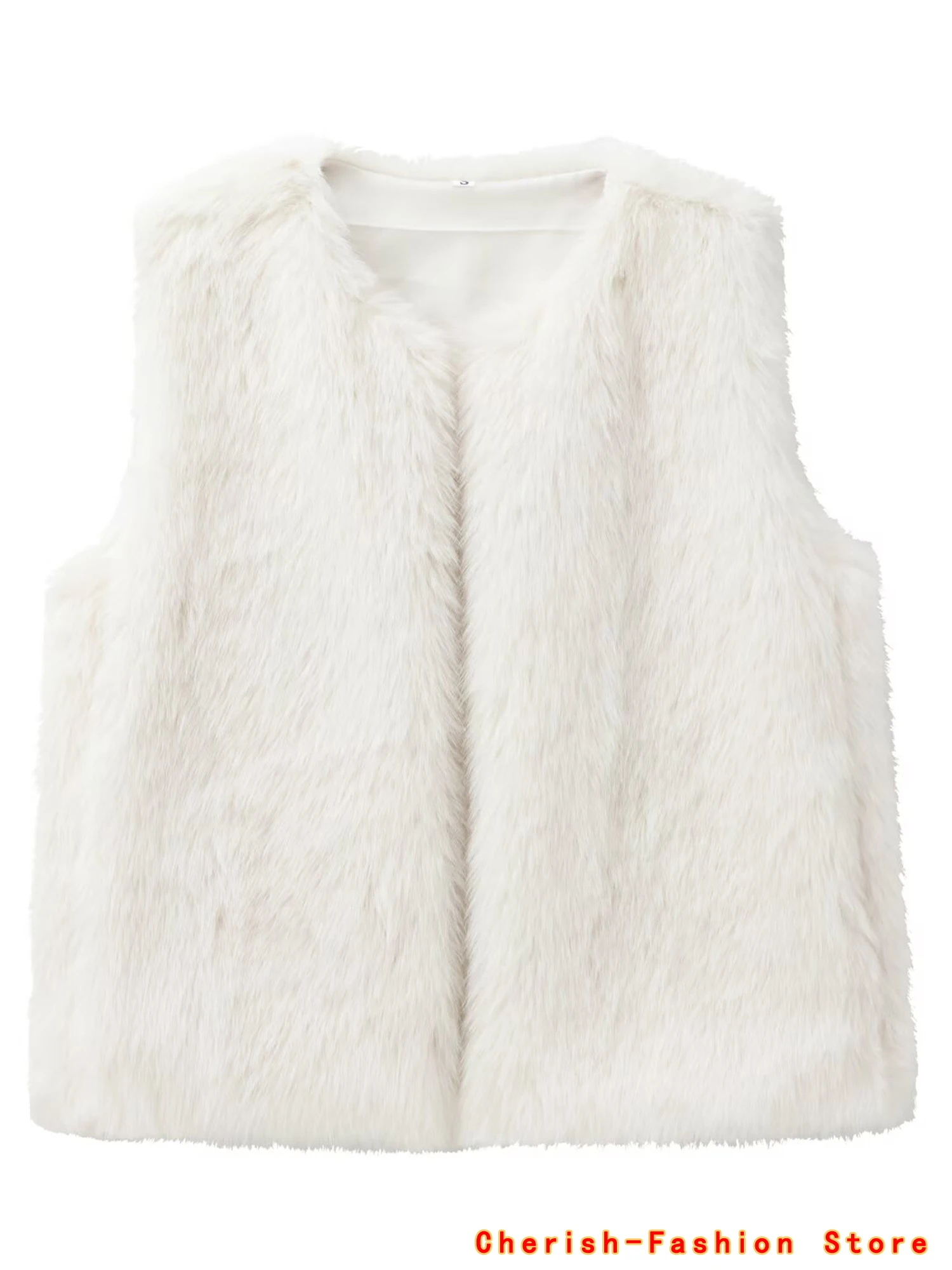 Gilet invernale in pelliccia sintetica da donna caldo moda gilet casual cappotto giacche senza maniche moda streetwear nuovo in capispalla top caldi