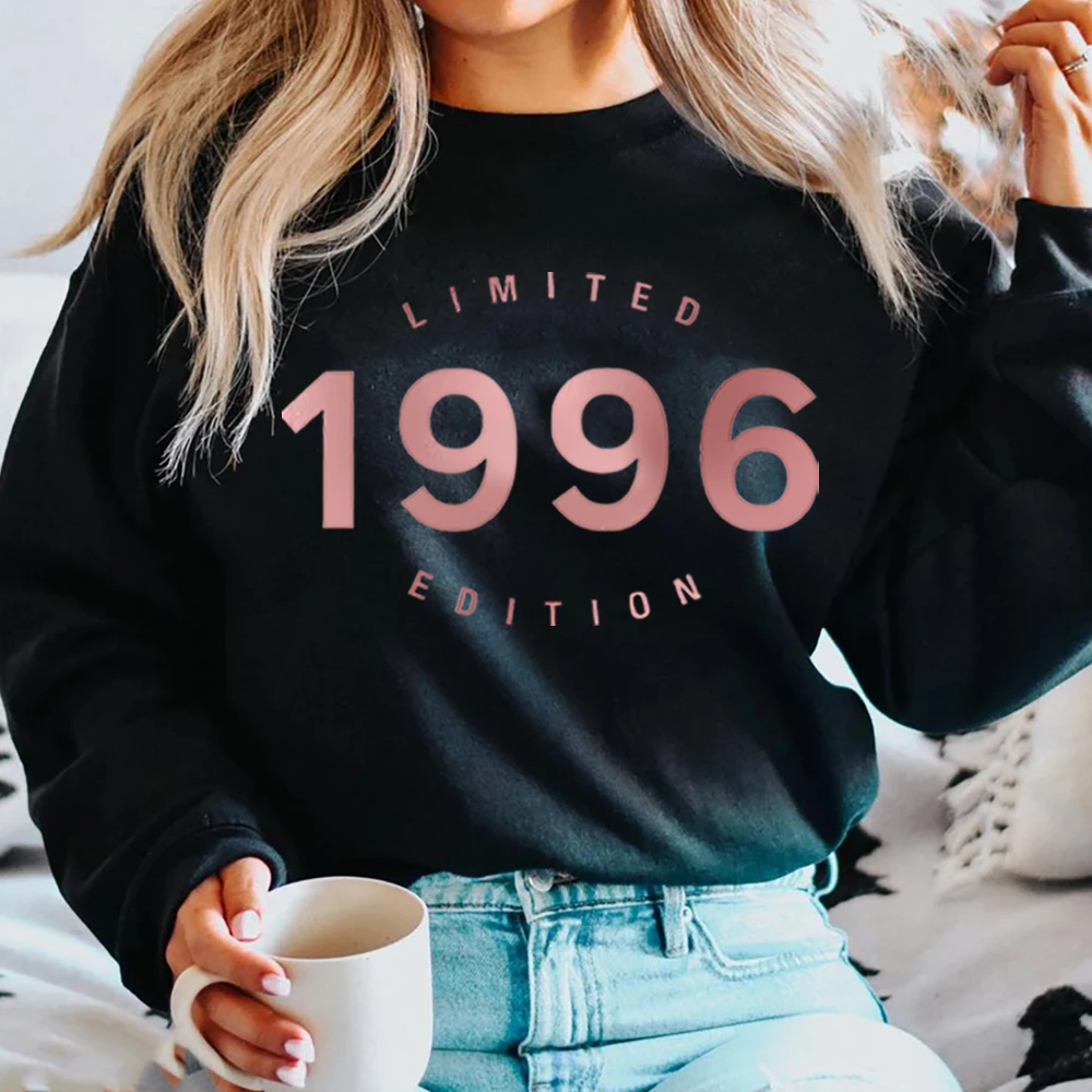 

Подарочная толстовка на 30-летие, лимитированная серия 1996 года, футболка на 30-летие, подарок для него и для нее, подарок на 30-летие, толстовка в стиле 90-х.