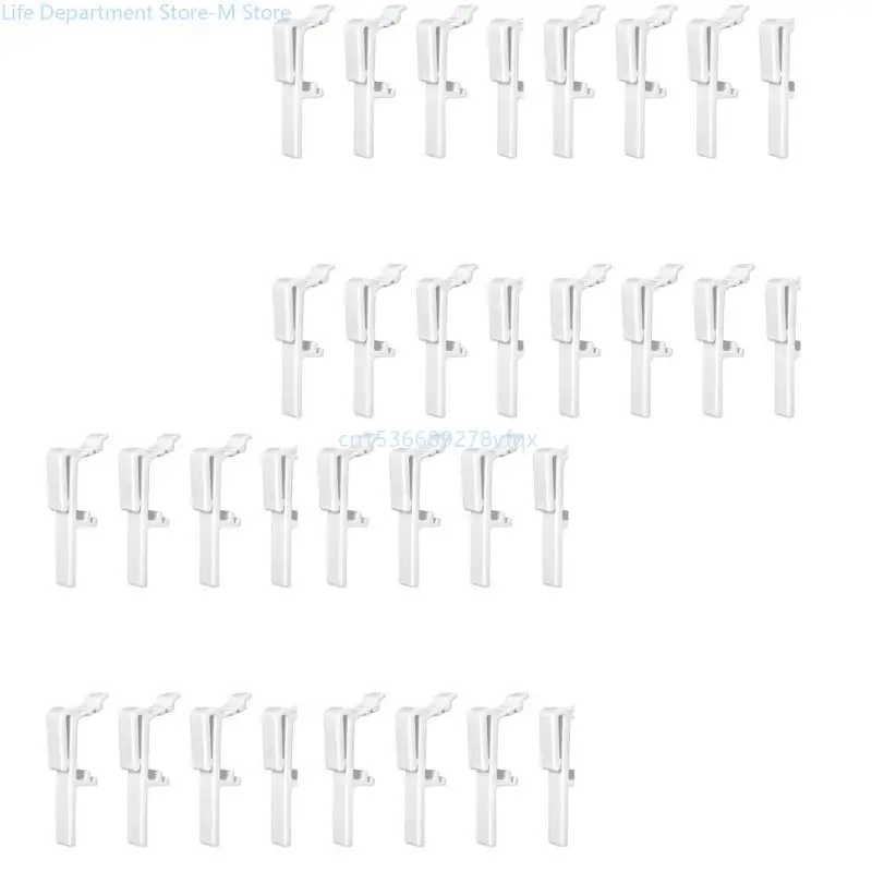 Valance Clip 12/24Pcs Vertical Blind Retainer Holder Clip for Window Curtain Blinds Parts Rails Mounting Clamp Bracket