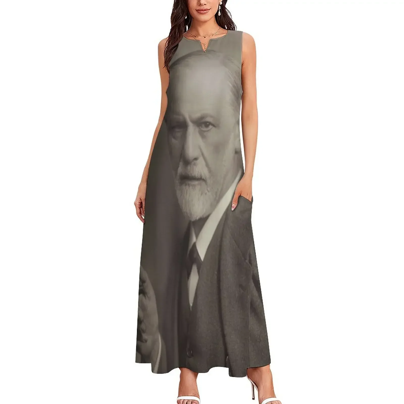 Sigmund Freud Long Dress cocktail dresses Women long dress Dress women women's summer jumpsuit